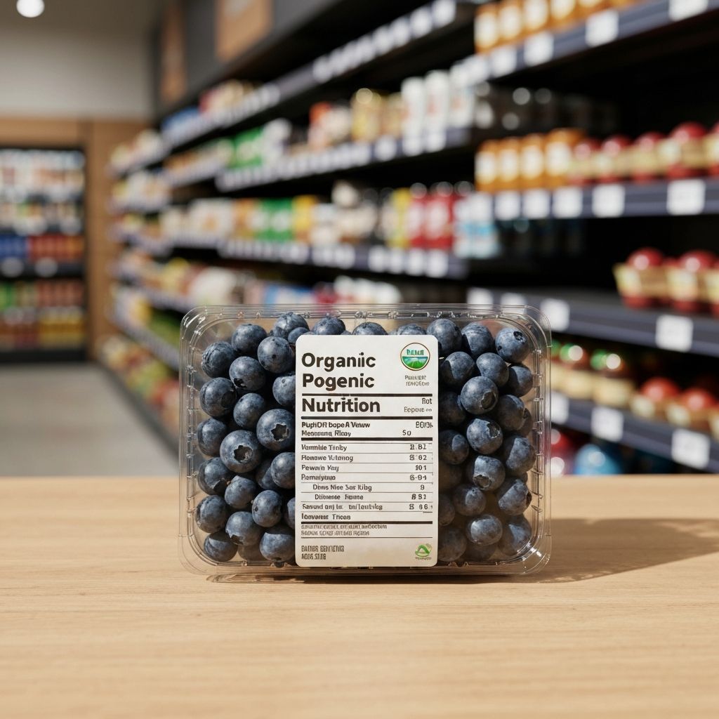 Food labels and nutrition information